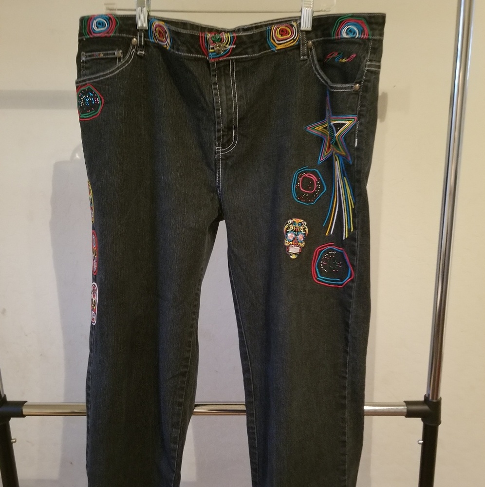NWOT Customized Platinum Plush jeans